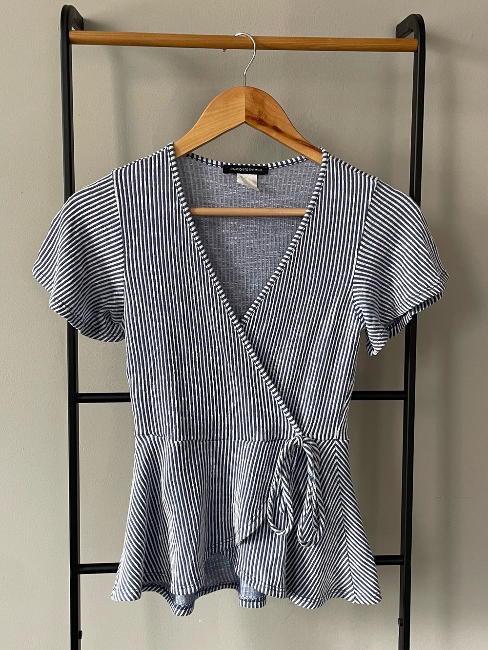 Caution to the Wind Striped Top